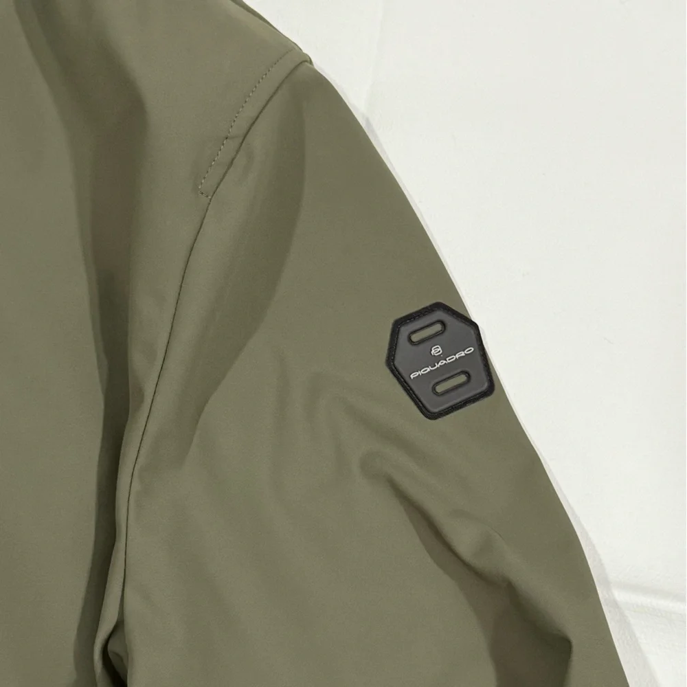 Olive Green Men's Windbreaker Jacket